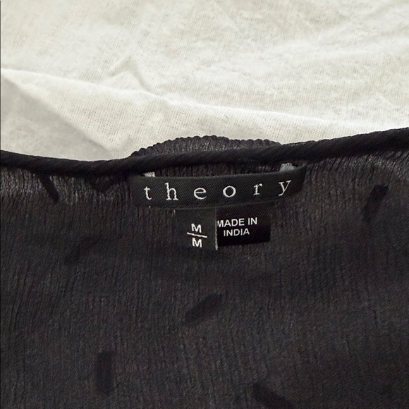 Theory Black Short Sleeve Tee - Picture 2 of 4